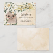 ヘッジホッグフローラベビーおむつラッフルエンクロージャカード エンクロージャーカード (正面/裏面)