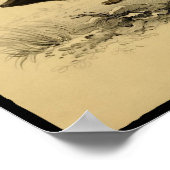 ヘッジホッグプリントポスター ポスター (角)