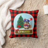 ヘッジホッグメールキャリア雪の球体 クッション (ブランケット)