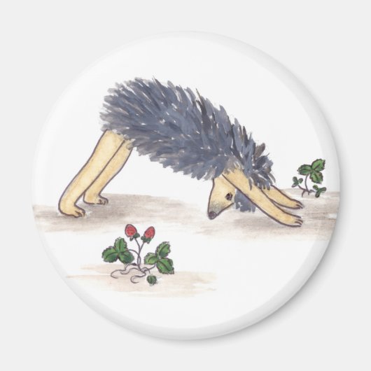 ヘッジホッグヨガ マグネット (正面)