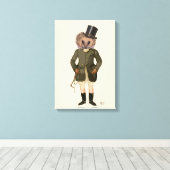 ヘッジホッグライダーフル キャンバスプリント (インサイチュ (ウッドフロア))