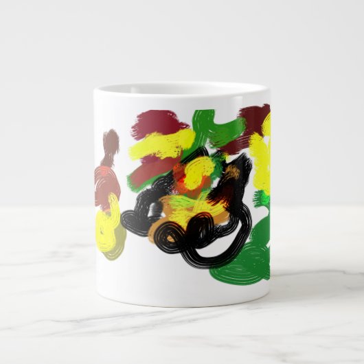 ヘッジホッグラテ秋 ジャンボコーヒーマグカップ (正面)