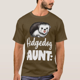 ヘッジホッグ叔母おもしろいヘッジホッグユーモア1 Tシャツ