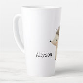 ヘッジホッグ名 カフェラテマグ (左アングル)