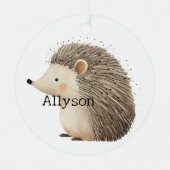 ヘッジホッグ名 メタルオーナメント (正面)