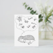 ヘッジホッグ夢はがき ポストカード (スタンド正面)