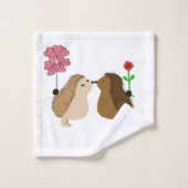 ヘッジホッグ愛 バスタオルセット (ウォッシュタオル)