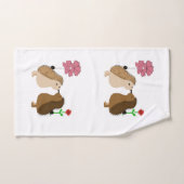 ヘッジホッグ愛 バスタオルセット (ハンドタオル)