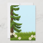 ヘッジホッグ誕生日招待状 招待状 (裏面)