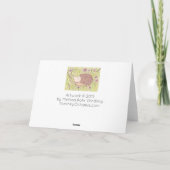 ヘッジホッグ誕生日 カード (裏面)