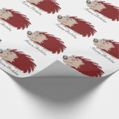 ヘッジホッグ誕生日 ラッピングペーパー (角)