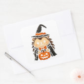 ヘッジホッグ魔女シール スクエアシール (封筒)