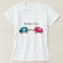 ヘッジホッグ·ラブ·アート·シャツ