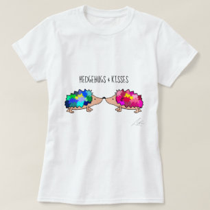 ヘッジホッグ·ラブ·アート·シャツ Tシャツ