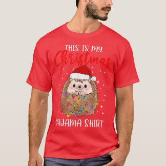 ヘッジホッグSanta Claus Christmas This Is My Christma Tシャツ