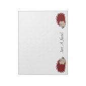 ヘッジホッパーソナライズされたグデザイン ノートパッド (回転)