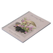 ヘッジホッパーソナライズされたグ&エフェメラ ノートブック (左側)