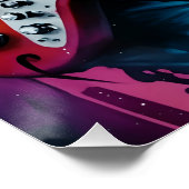 ヘッジ遊ホッグギターの落書き ポスター (コーナー)