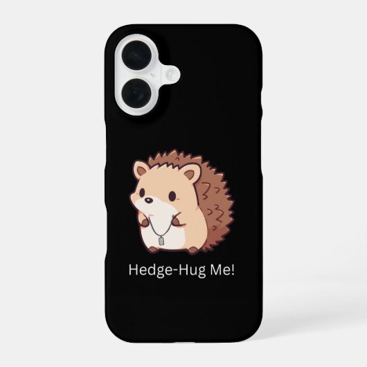 ヘッジ・ハグ・ミー iPhone 16ケース (裏面)