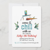 ヘッズアップ雪だるま招待状 招待状 (正面)