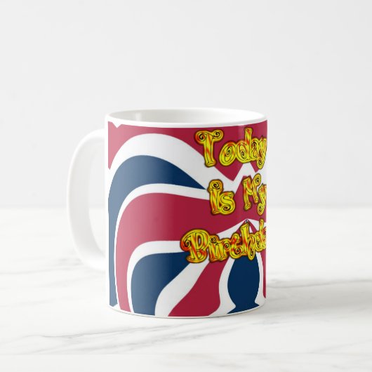 ヘッズアップ – ハクナマタタ今日は私の誕生日.jpg コーヒーマグカップ (正面左)