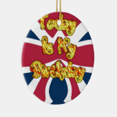 ヘッズアップ – ハクナマタタ今日は私の誕生日.jpg セラミックオーナメント (右)