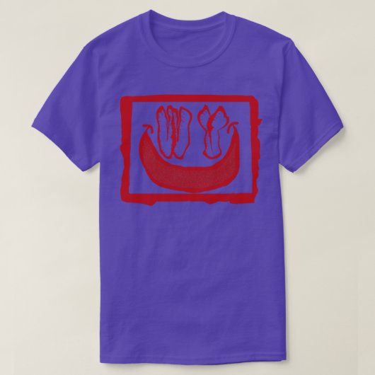 ヘッズワイオグランジミング笑顔顔 Tシャツ (デザイン正面)