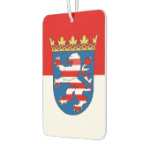 ヘッセのピンバックボタンの国旗 カーエアーフレッシュナー (左)