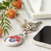 ヘッセキーチェーン国旗 キーホルダー (側面)