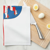 ヘッセタオル国旗 キッチンタオル (四つ折り)