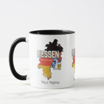 ヘッセドイツレトロ州マップヴィンテージジュグスーベリア