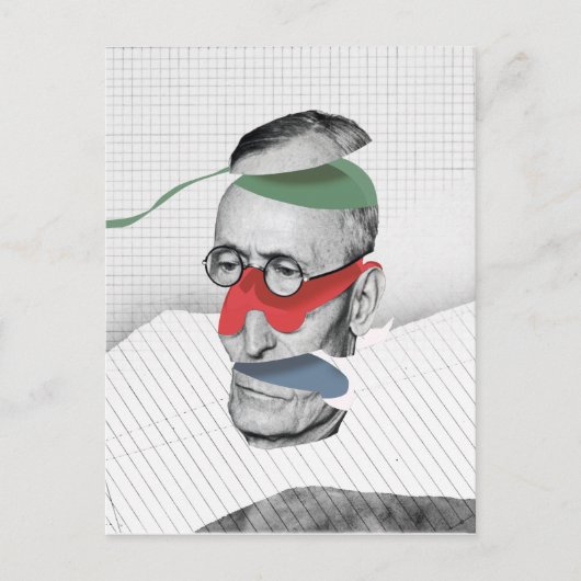 "ヘッセン州"の郵便はがき裂いて下さい 案内ポストカード (正面)