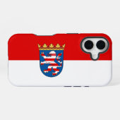 ヘッセ国旗 iPhone 16ケース (裏面横)