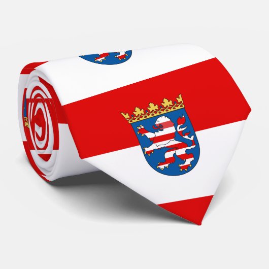 ヘッセ・タイ国旗 ネクタイ (ロール)