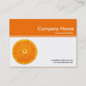 ヘッダーIII v2 -オレンジ(F66C01)を-クレメンタイン着色して下さい 名刺 (裏面)