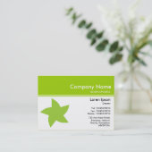 ヘッダーIII v2 -緑-を回転星着色して下さい 名刺 (スタンド正面)