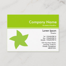 ヘッダーIII v2 -緑-を回転星着色して下さい 名刺