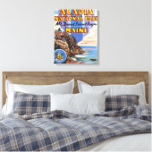 ヘッドとメ素晴らしインシールの表示 キャンバスプリント (インサイチュ (寝室))