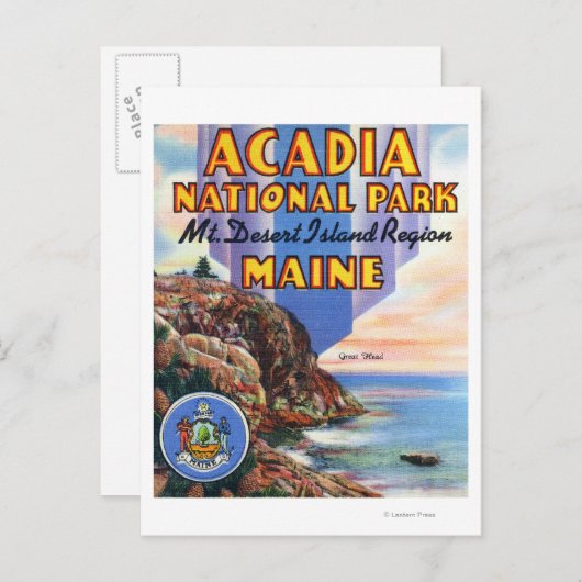 ヘッドとメ素晴らしインシールの表示 ポストカード (正面/裏面)