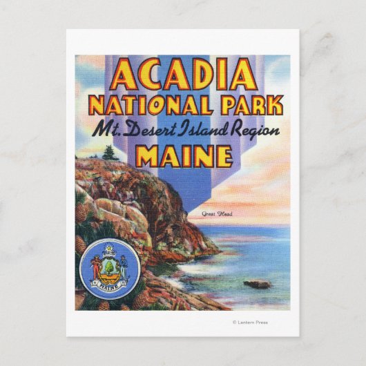 ヘッドとメ素晴らしインシールの表示 ポストカード (正面)