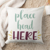 ヘッドをここに置きます置いて下さい クッション (ブランケット)
