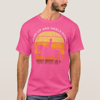 ヘッドアップハルダウンI馬好き Tシャツ