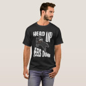 ヘッドアップヒールを下げる Tシャツ (正面フル)