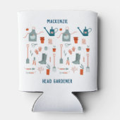 ヘッドガーデナーパーソナライズされた 缶クーラー (裏面)