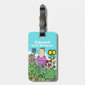ヘッドガーデナー（名前） ラゲッジタグ (裏面縦)
