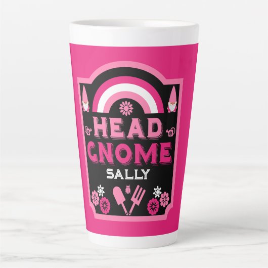 ヘッドガーデン格言ガーデン カフェラテマグ (正面)