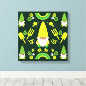 ヘッドガーデン格言ガーデン キャンバスプリント (インサイチュ (ウッドフロア))