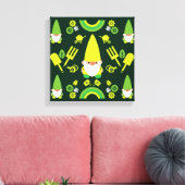 ヘッドガーデン格言ガーデン キャンバスプリント (インサイチュ (リビング))