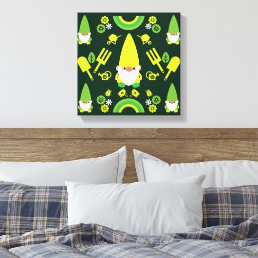 ヘッドガーデン格言ガーデン キャンバスプリント (インサイチュ (寝室))