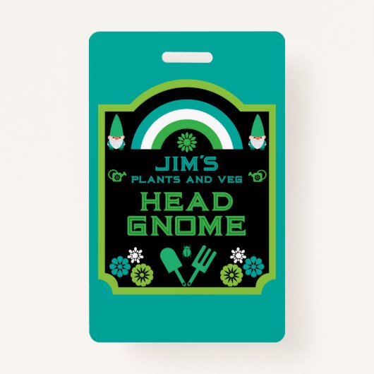 ヘッドガーデン格言ガーデン バッジ (正面)